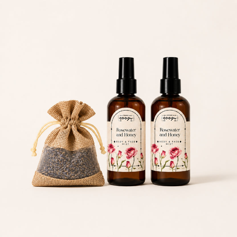 Rose Water & Honey Mist Duo + Lavender Sachet
